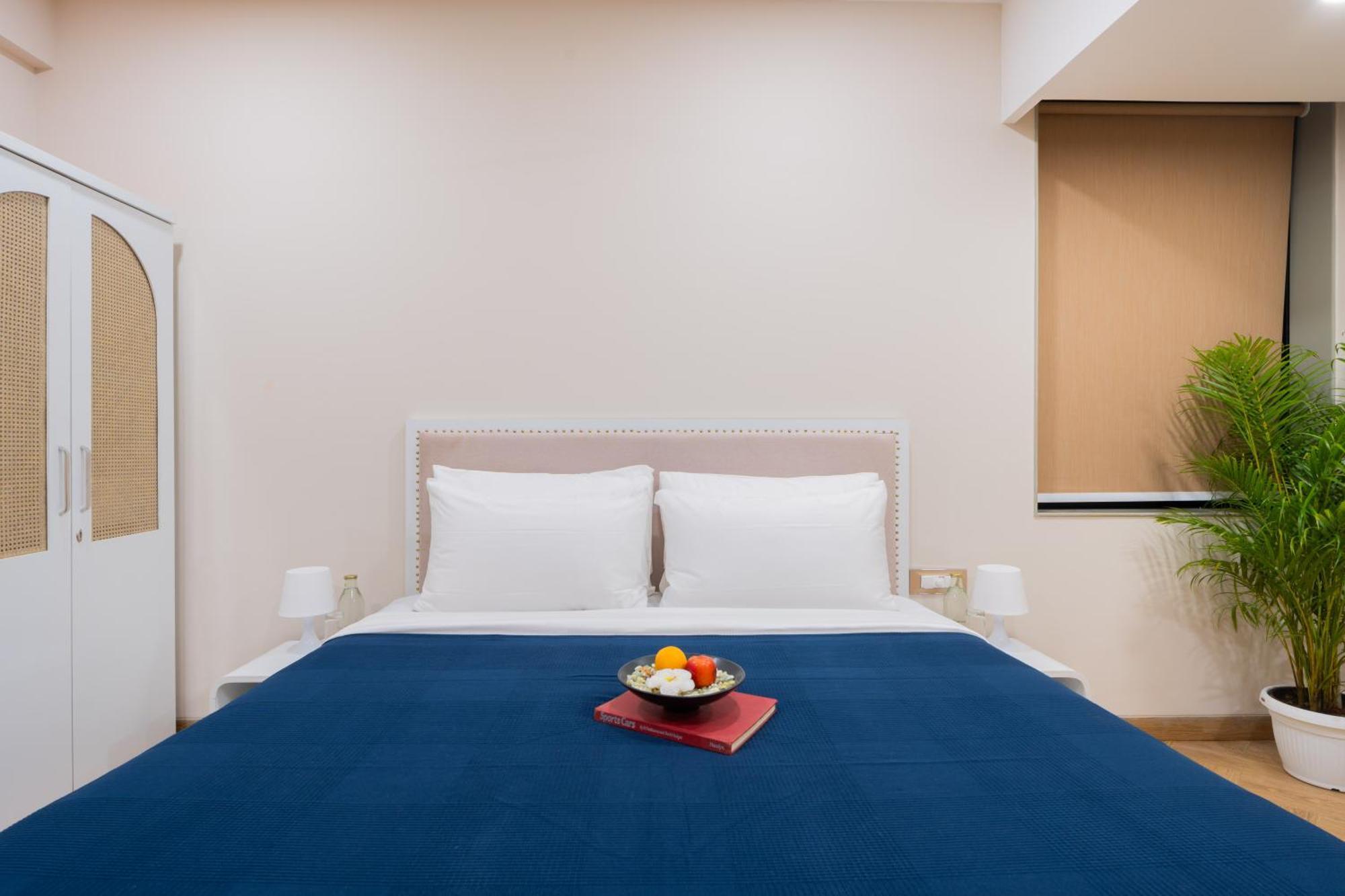 Apartment Elivaas 1 Bhk With Rooftop Pool - Kamerios Verano *