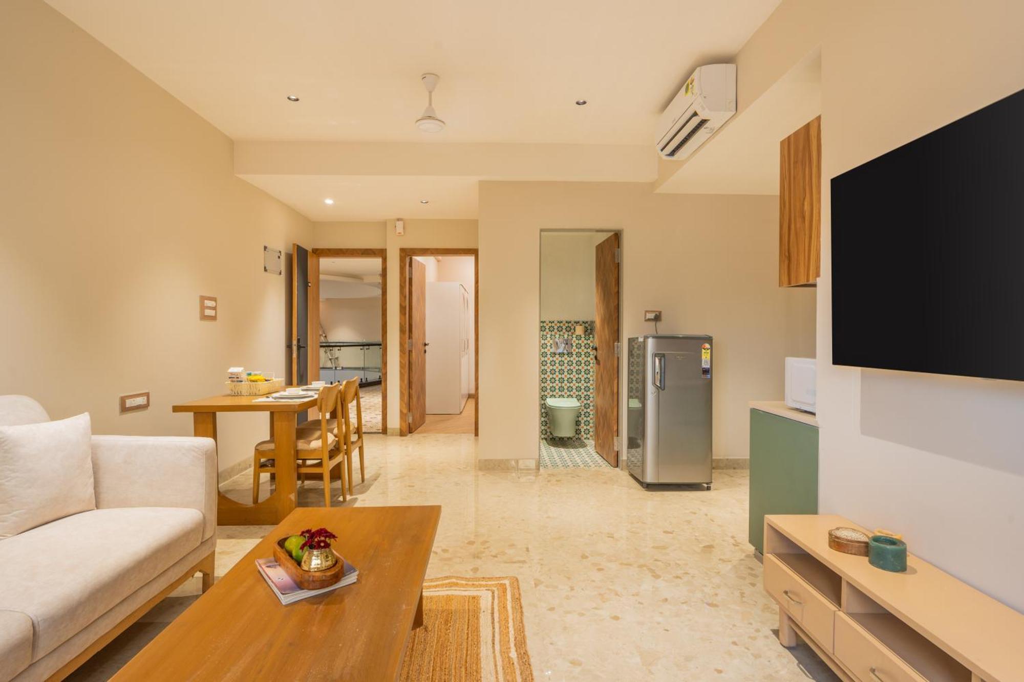 Apartment Elivaas 1 Bhk With Rooftop Pool - Kamerios Verano Nerul (Goa)