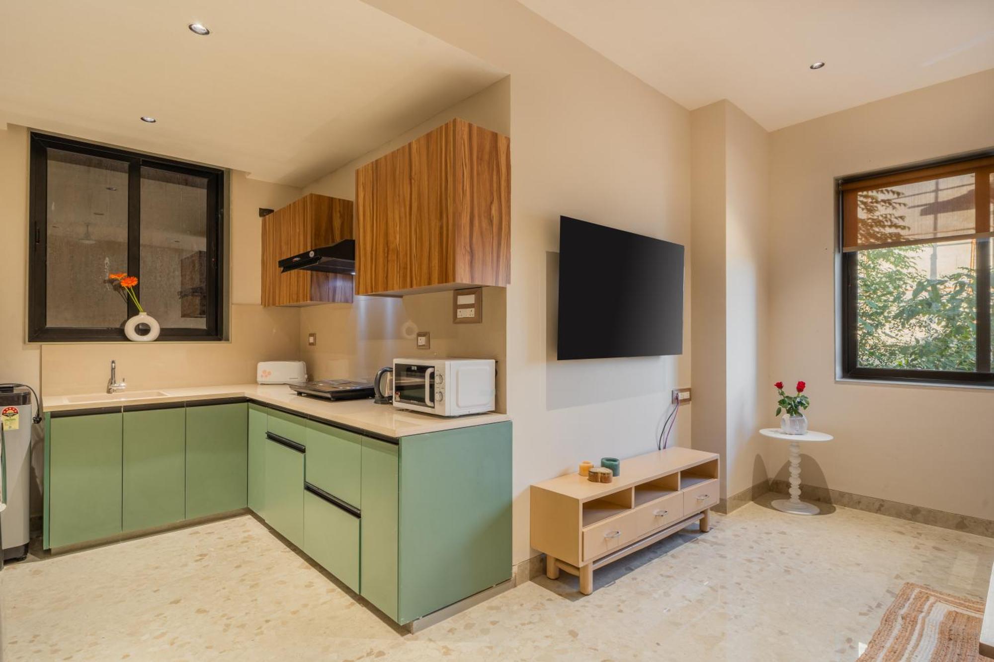 Apartment Elivaas 1 Bhk With Rooftop Pool - Kamerios Verano Nerul (Goa)